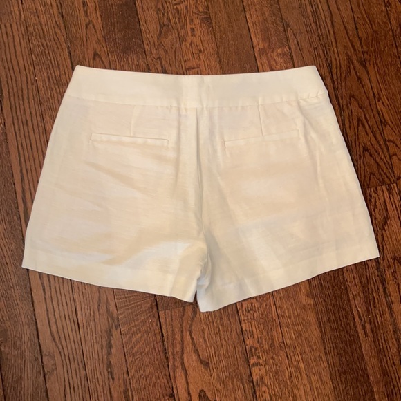 J. Crew Shorts J Crew Sz 4 Ln Cotton Linen Pleated Shorts Poshmark